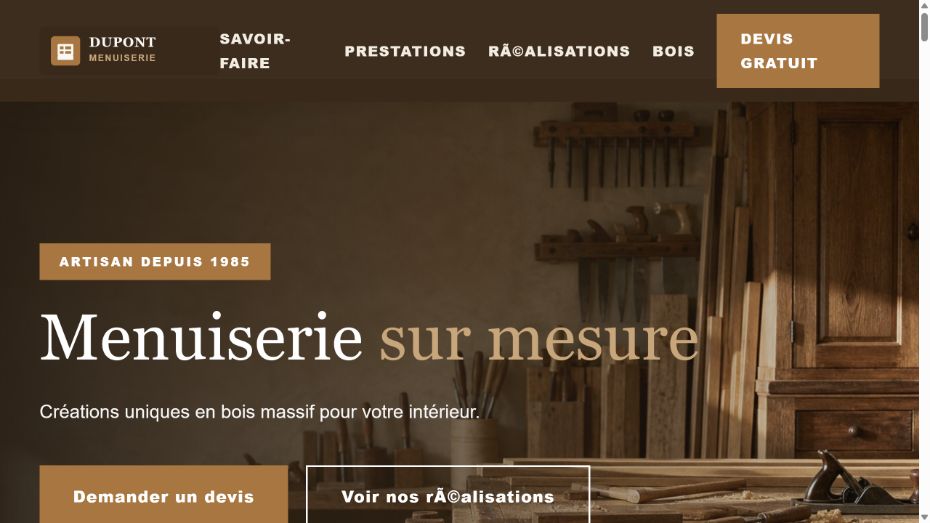 Menuisier